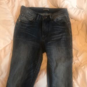 Express high rise legging jean